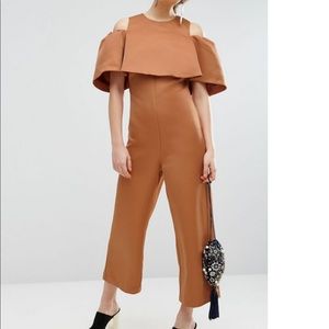 Bronze Sateen Jumpsuit